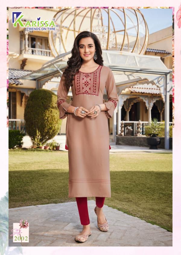 Karissa Rehana Vol 2 Rayon Designer Exclusive Kurti Collection